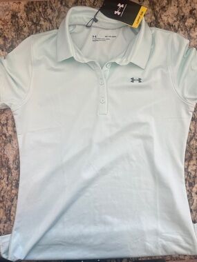 Under Armour Mint Green Performance Polo